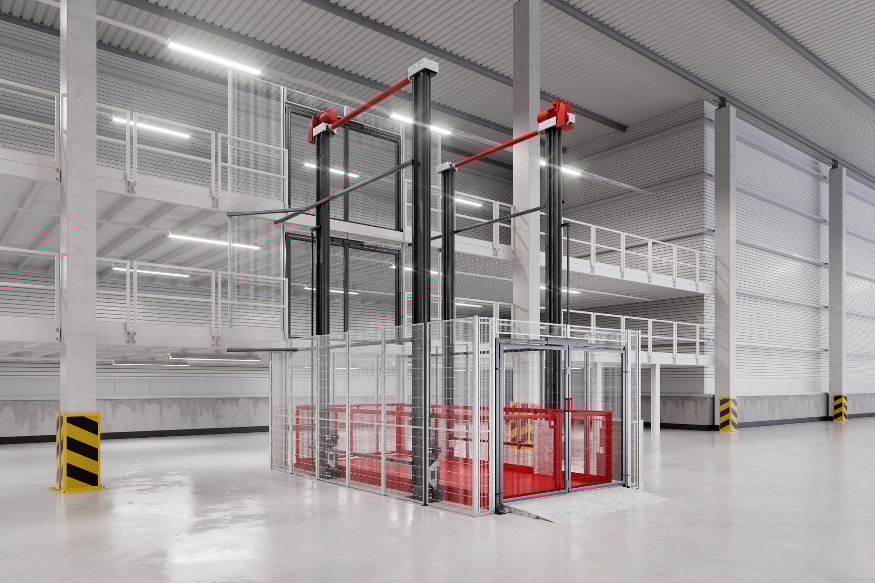 Hubsäulen Aufzug 4000kg